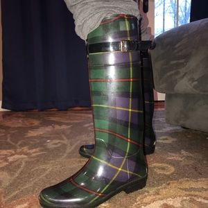 Authentic RALPH LAUREN Plaid Rainboots